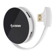 [STE-USB-5232] Hub usb 3.0 de 4 puertos y carga rapi STEREN 1 pza