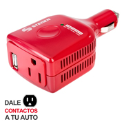 [STE-INV-075] Inversor de corriente automotriz 75w STEREN 1pza