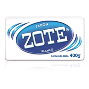 [LCO-JAB-ZB4] Jabon en barra blanco biodegradable Zotede 400 gr.