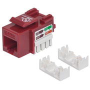 [IC-CO-210478] Jack Intellinet CAT 5e de impacto (keystone) rojo