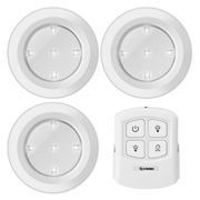 [STE-LAMP-066] Juego de 3 mini lámparas led con controlremoto STEREN 1 pza