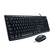 [PF-LOG-0098] Kit Logitech Teclado y Mouse MK200  Alámbrico Negro
