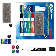 [BER-MAR-KITEXPO] Kit marcadores Expo, borrador y líquido limpiador, estuche con 6 piezas