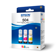 Kit tintas de color Epson T504 3 pzas .