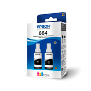 [EPS-TIN-2PT6641] Kit tintas negras Epson T664 2 pzas .