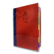 [EST-CUA-114] LIBRO FLORETE ACTAS ESTRELLA FORMA FRANCESA 1 PIEZA 192 HOJAS
