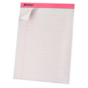 [ESS-BLK-20098] LM-Block rosa Ampad carta rayado con 50 as