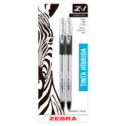 [ZEB-BOL-B7920] LM-Bolígrafo z-1 zebra , punto fino 0.7 lor negro, blister con 2 piezas