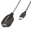 Cable Ext. Activa Usb A-B V2.0, 4.9m Manhattan