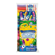 [CRA-PLU-588703] LM-Plumoncitos Crayola lavables 16 pieza.