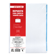 [DIE-CUA-2562] LM-Repuesto para carpeta Dietrix carta bcas 100 hojas con filo de colores