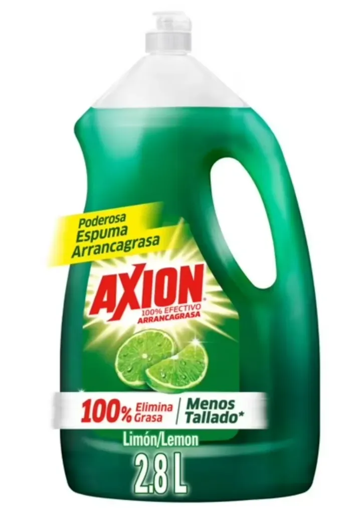 Lavatrastes liquido de Axion limon de 2.8l