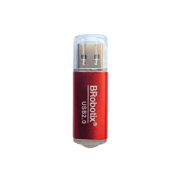 [BR-CO-345673R] Lector USB Brobotix v2.0 microsd metalico rojo