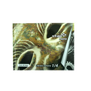 [EST-CUA-72] Libreta 1/4 forma italiana Estrella cuadro grande 7 mm 96 hojas