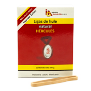 [HER-LIG-33B100] Ligas Hercules de hule natural no. 33 . caja con 100 gramos