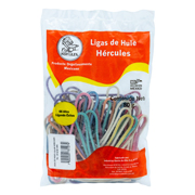 [HER-LIG-COLOR] Ligas Hercules de hule no. 18 colores surtidos. bolsa con 80 gramos