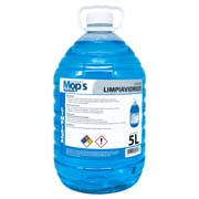[MOP-LIMVID-5L] Limpiador de vidrios Super mops 5 Lt. .
