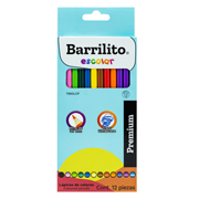 [BAR-COL-7992LCP] LÁPICES COLORES PREMIUM BARRILITO 12P MM
