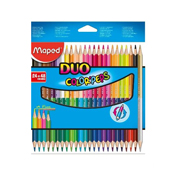 [MPD-LAP-829602Z] Lápices de color Maped formato 2 en 1  Lápiz colorpeps duo 24 x 48 colores