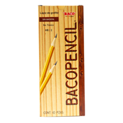[BAC-LAP-PENC10] Lápiz Bacopencil hb no.2, caja con 10 lápices