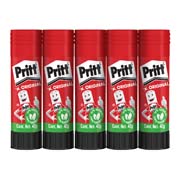 [HEN-PEG-2730300] Lápiz adhesivo Pritt en barra de 42 grs charola con 5 piezas
