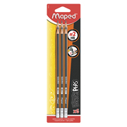 [MPD-LAP-851745Z] Lápiz de grafito Black peps Maped con 6 piezas HB no. 2, triangular