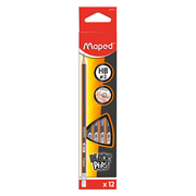 [MPD-LAP-851721Z] Lápiz de grafito black peps Maped con  12 piezas HB no. 2 forma triangular