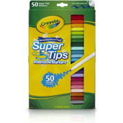 [CRA-MAR-85150] MARCADORES CRAYOLA LAVABLES SUPER TIP OLORES 50 PIEZAS