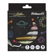 [PEL-MAR-62200] MARKATODO PELIKAN METÁLICO ESTUCHE CO COLORES METÁLICOS