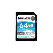 [ME-KIN-SDG3GP64] MEMORIA FLASH SD KINGSTON CANVAS GO! PLUS,64GB