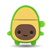 [BR-ME-19043245] MEMORIA USB 32GB AGUACATITO .