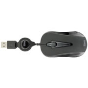 MOUSE MINI Perfect Choice óptico retráctil negro