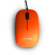 [VOR-PF-MP206O] MOUSE VORAGO MO-206 NARANJA 2400 DPI VORAGO