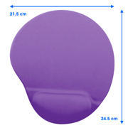 [BR-ACC-500074M] MOUSEPAD TIPO GEL BROBOTIX, MORADO BROBOTIX