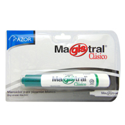 [AZO-MAR-831VE] Marcador Magistral Clásico punta cinc 6 mm color verde blíster