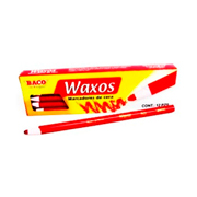 [BAC-MAR-WAXO12R] Marcador de cera waxos Baco, suave, rojo, 12 piezas