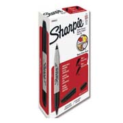 [BER-MAR-805635] Marcador doble punta Sharpie negro caja con 12 piezas