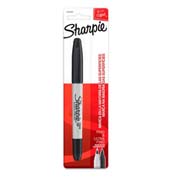 [BER-MAR-812770] Marcador doble punta Sharpie negro tarjeta 1pieza