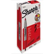 [BER-MAR-805636] Marcador doble punta Sharpie rojo caja con 12 piezas