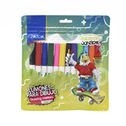 [AZO-MAR-2912] Marcador lavable Aquarelo Jr. punta bala1 mm colores surtidos empaque 12 pzas