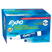 [BER-MAR-19292C] Marcador para pizarron Expo azul caja con 12 piezas