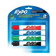 [BER-MAR-9020040] Marcador para pizarron Expo estuche con 4 colores surtidos