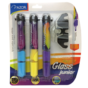 [AZO-MAR-22326NV] Marcador para vidrio Aquarelo Glass Jr. colores surtidos empaque con 3 pzas