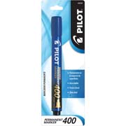 [PIIL-MAR-44120] Marcador permanente 400 Pilot punta cincel, color azul, blister