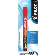 [PIIL-MAR-44119] Marcador permanente 400 Pilot punta cincel, color rojo, blister