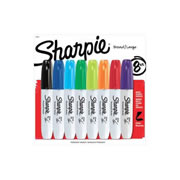 [BER-MAR-1939484] Marcador permanente Sharpie chisel blíster con 8 colores surtidos