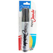 [AZO-MAR-43010NE] Marcador permanente Signal Jumbo punta cincel 16 mm color negro blíster