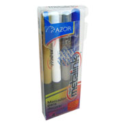 [AZO-MAR-30174] Marcador permanente fino Signal Metalinkbala 1.3 mm colores surtidos 4 pzas