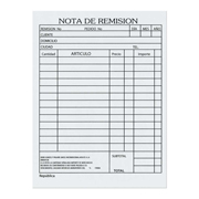 [PIN-REM-M18AUTO] Mega Remisión autocopiante Pinos Altos de 1/8