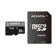 Memoria Flash Adata, 32GB Microsdhc Uhs-I Clase 10, Con Adaptador